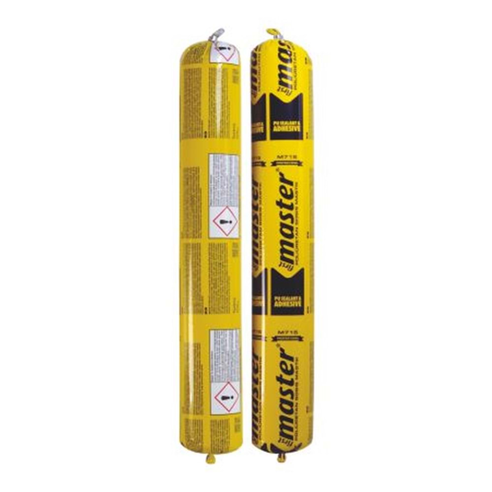 MASTER M715 PU MASTİK 600ML. SİYAH 510401
