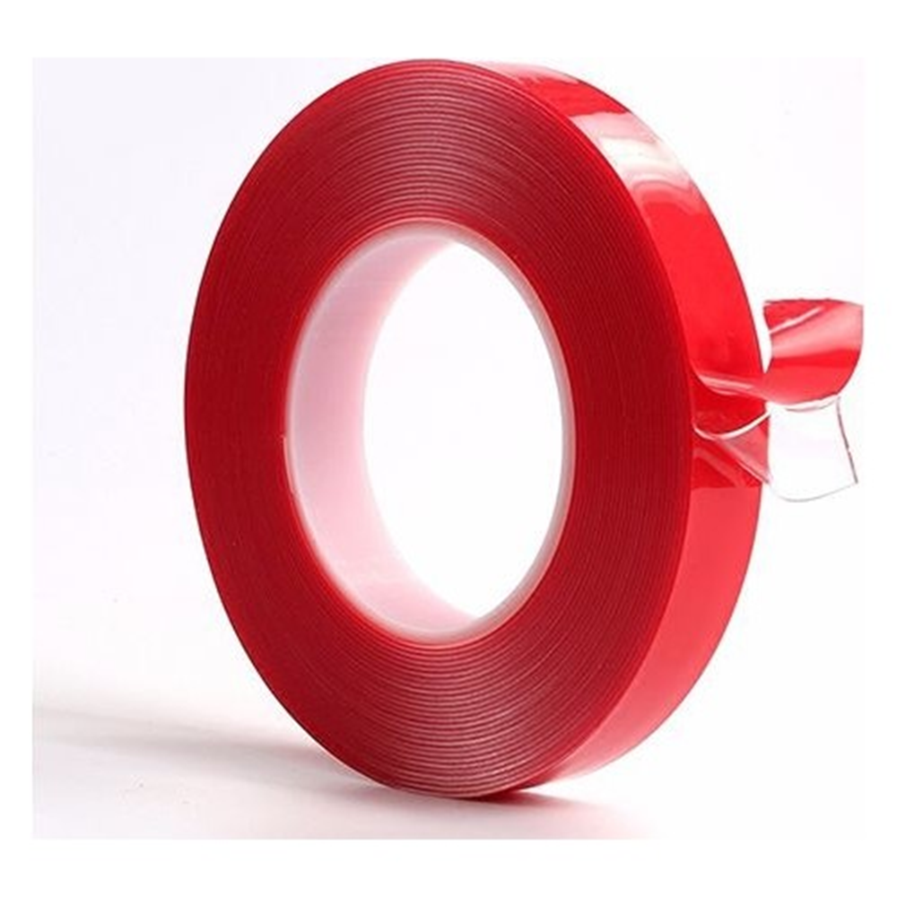 ÇİFT TARAFLI ŞEFFAF SİLİKONLU BANT 50MM 5MT