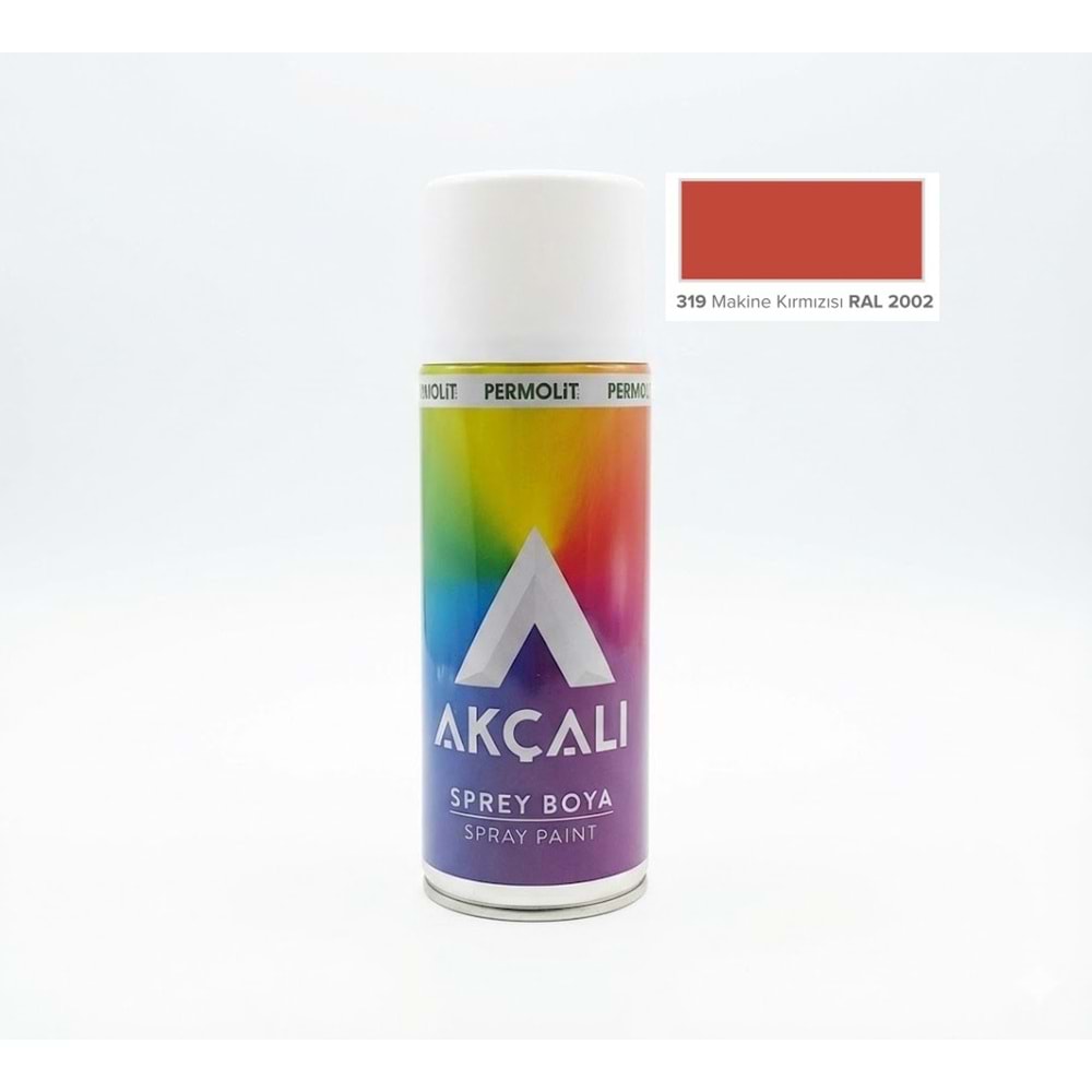 AKÇALI 319 SPREY BOYA MAKİNA KIRMIZI 400ML