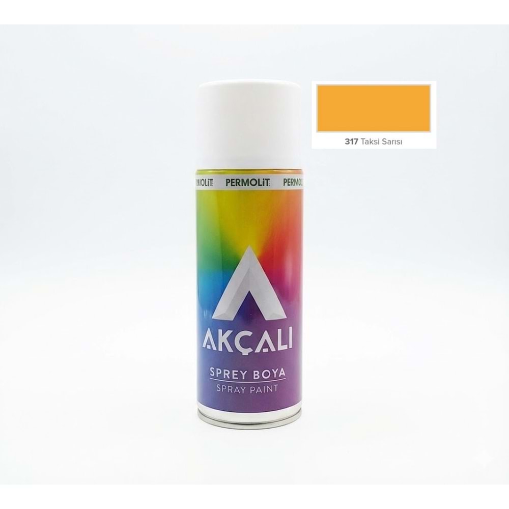 AKÇALI 317 SPREY BOYA TAKSİ SARI 400ML