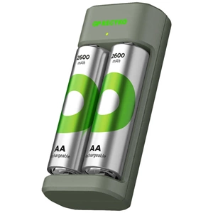 GP 2AD.PİLLİ ŞARJ CİHAZI AA 2600mAH